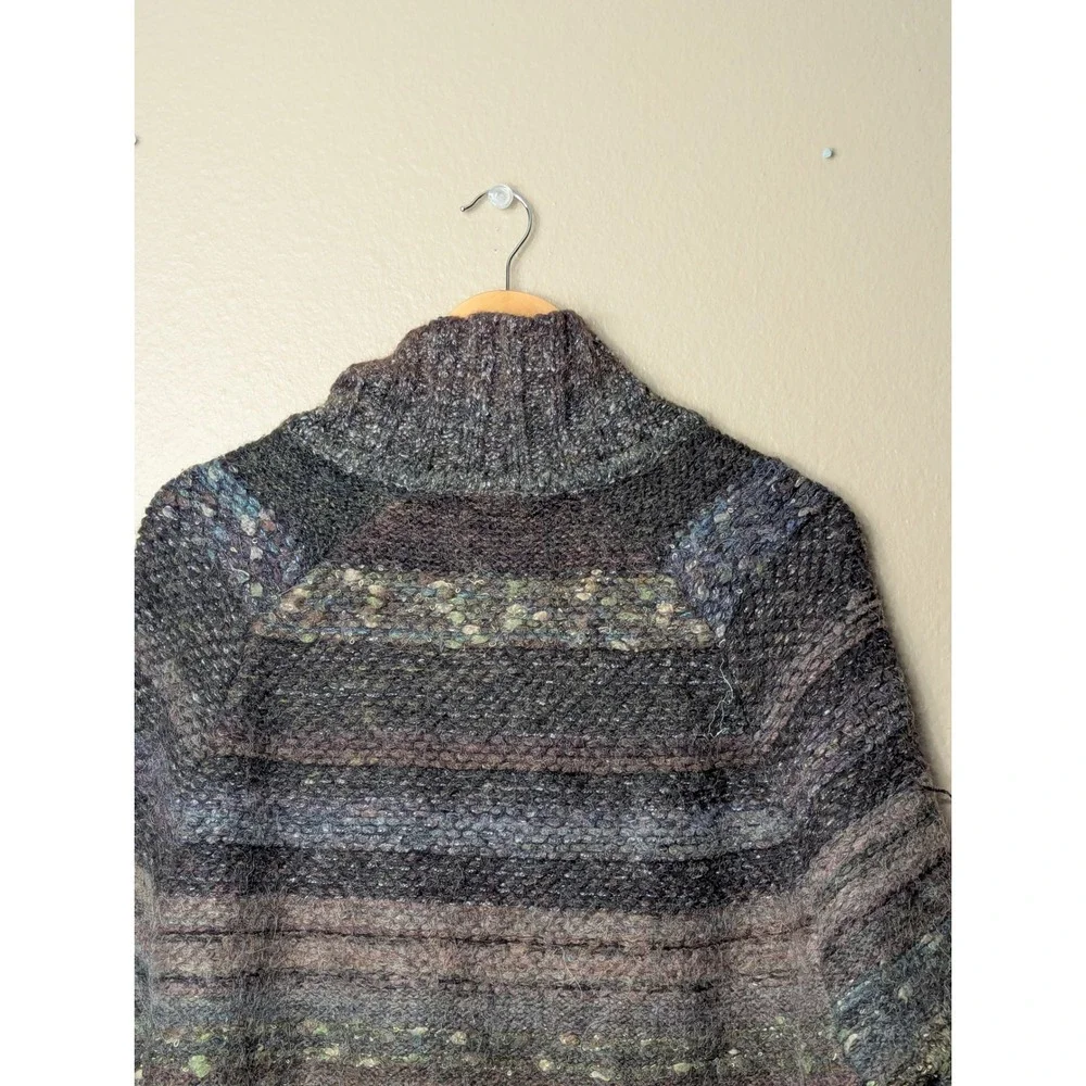 Free People Cardigan Sweater Womens Medium Brown Boho Oversized Chunky Knit Cozy